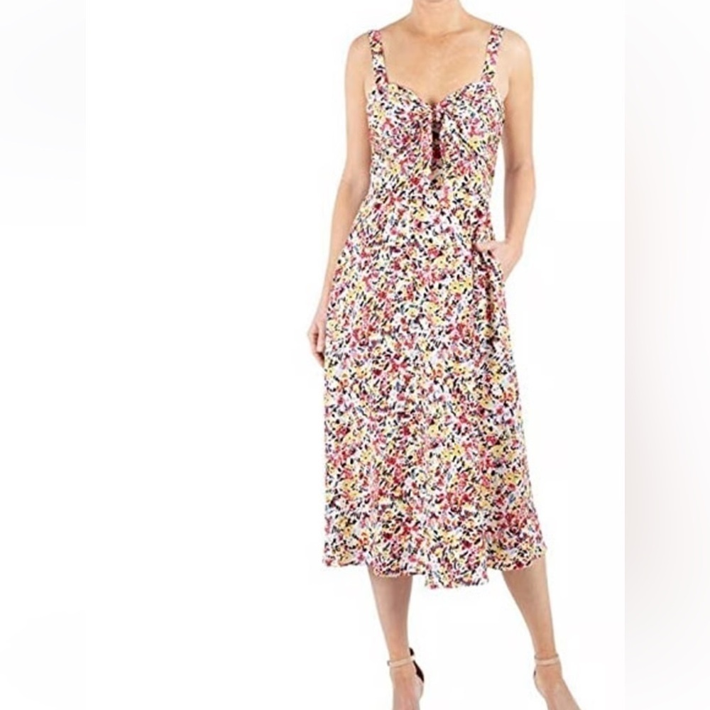 Julia Jordan Floral Midi Dress NWT